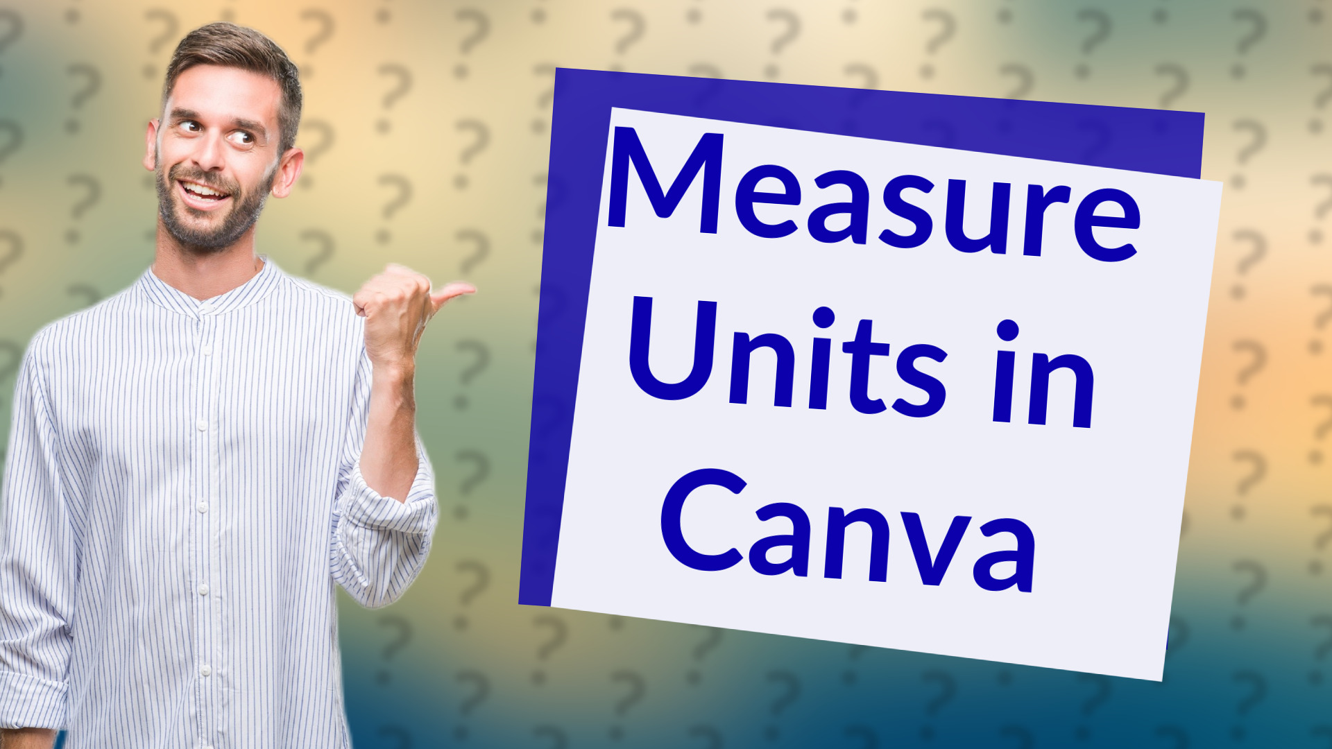 Measure Units in Canva