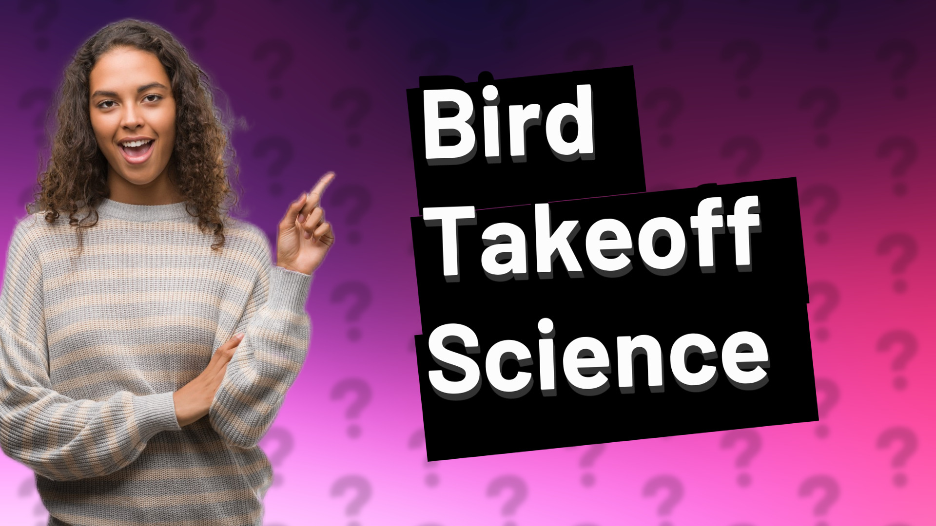 Bird Takeoff Science