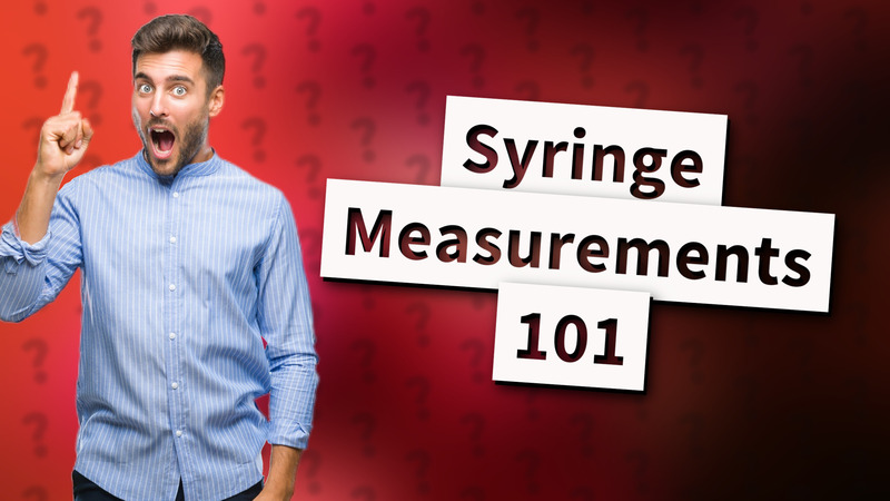 Syringe Measurements 101