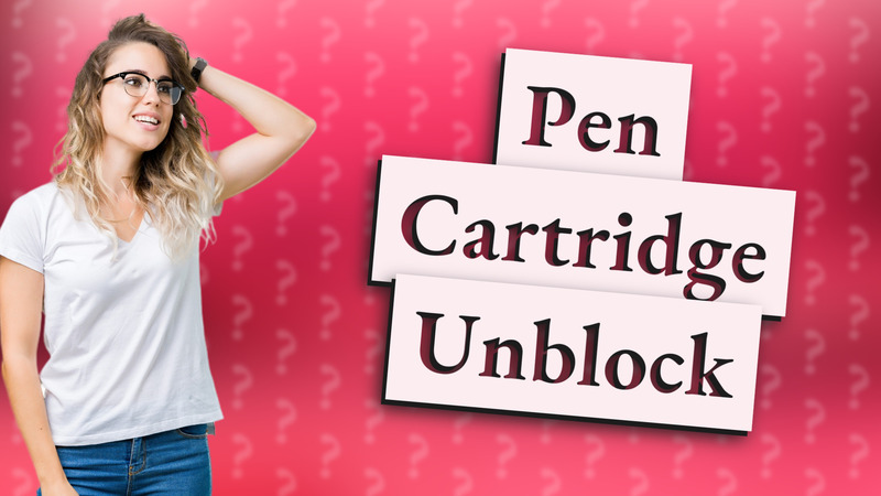 Pen Cartridge Unblock