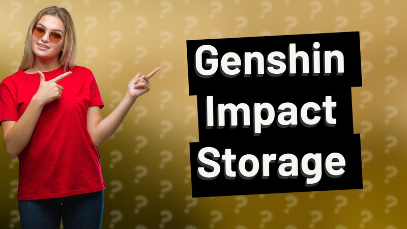 Genshin Impact Storage