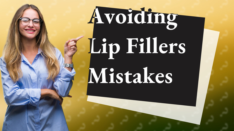 Avoiding Lip Fillers Mistakes