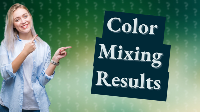 Color Mixing Results