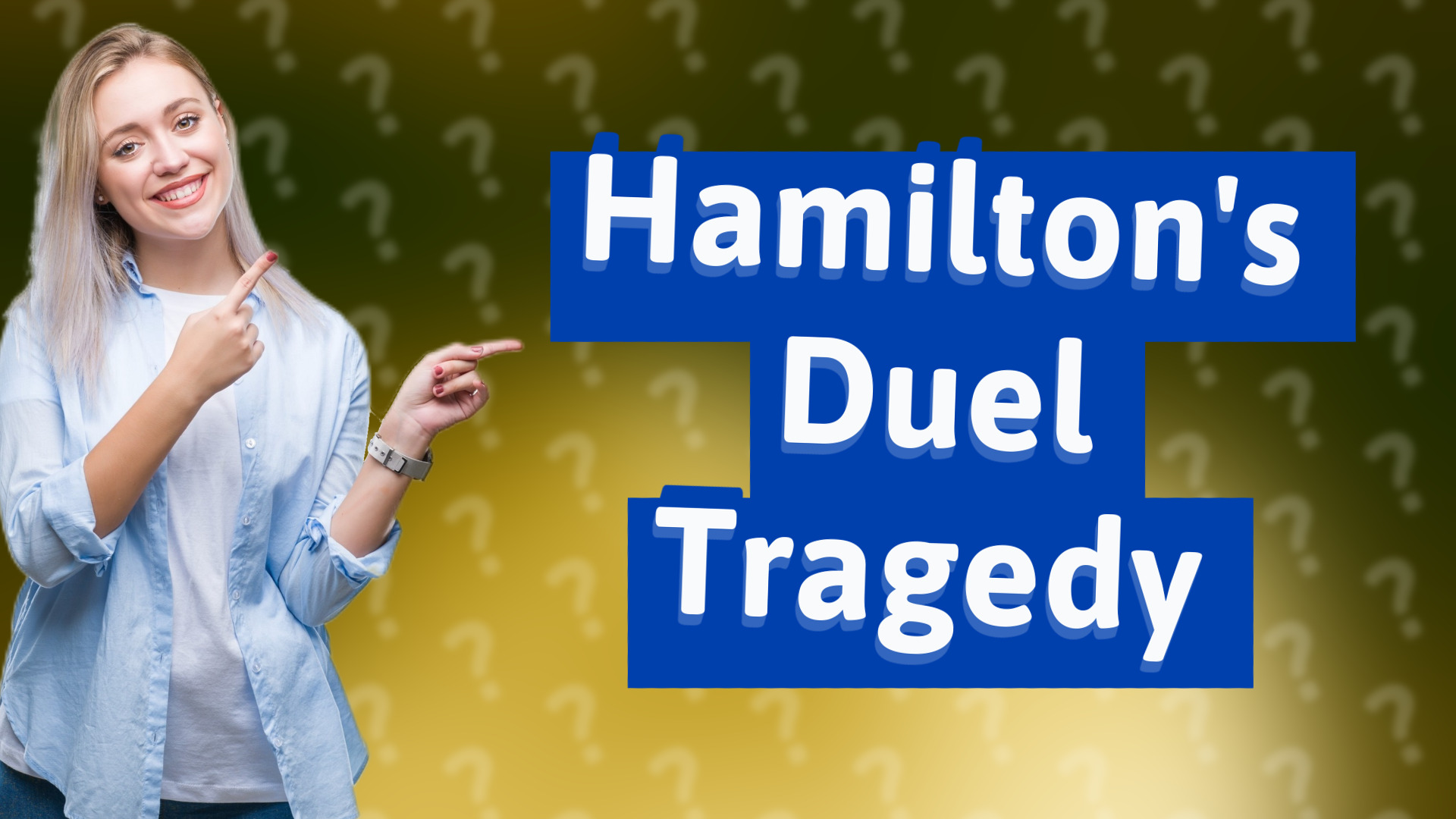 Hamilton's Duel Tragedy