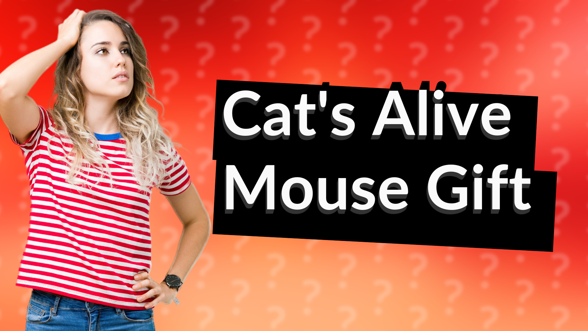 Cat's Alive Mouse Gift