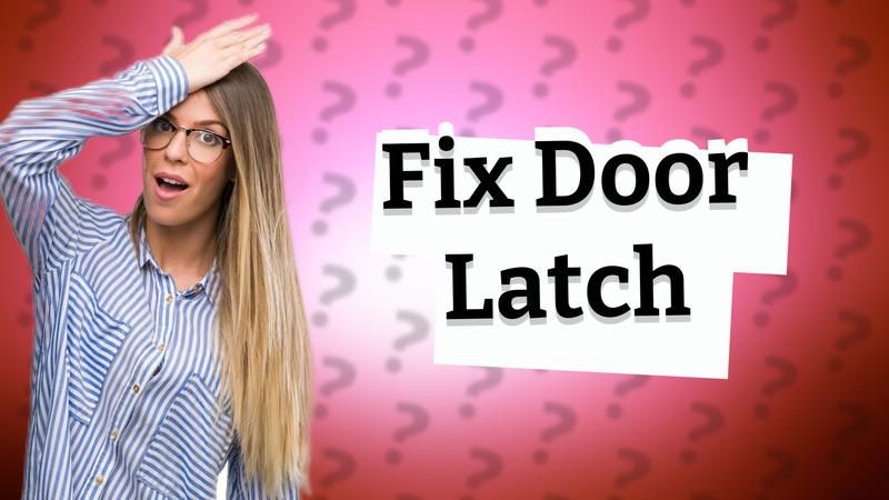 Fix Door Latch
