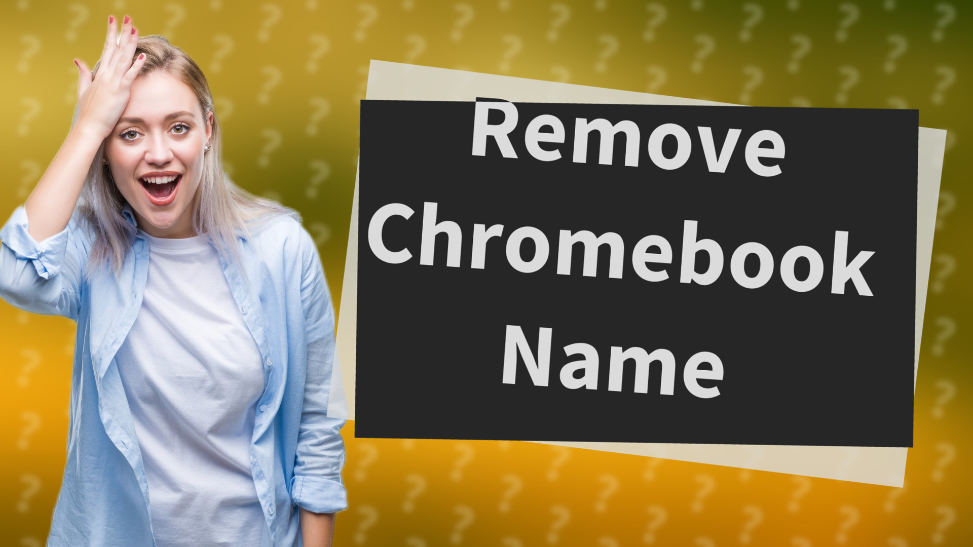 Remove Chromebook Name