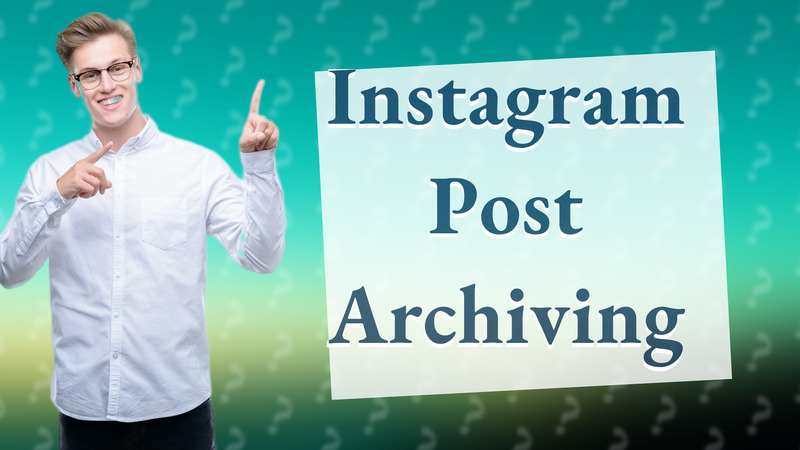 Instagram Post Archiving