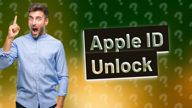 Apple ID Unlock