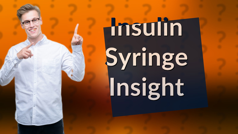 Insulin Syringe Insight