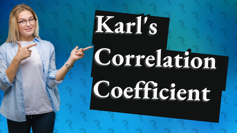 Karl's Correlation Coefficient