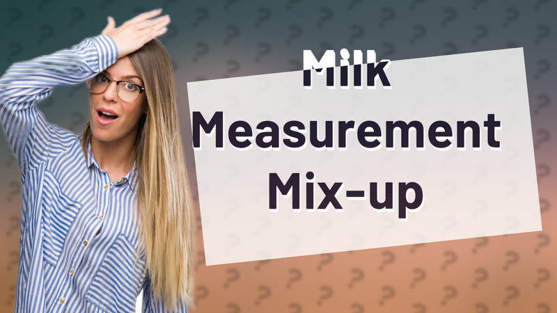 Milk Measurement Mix-up