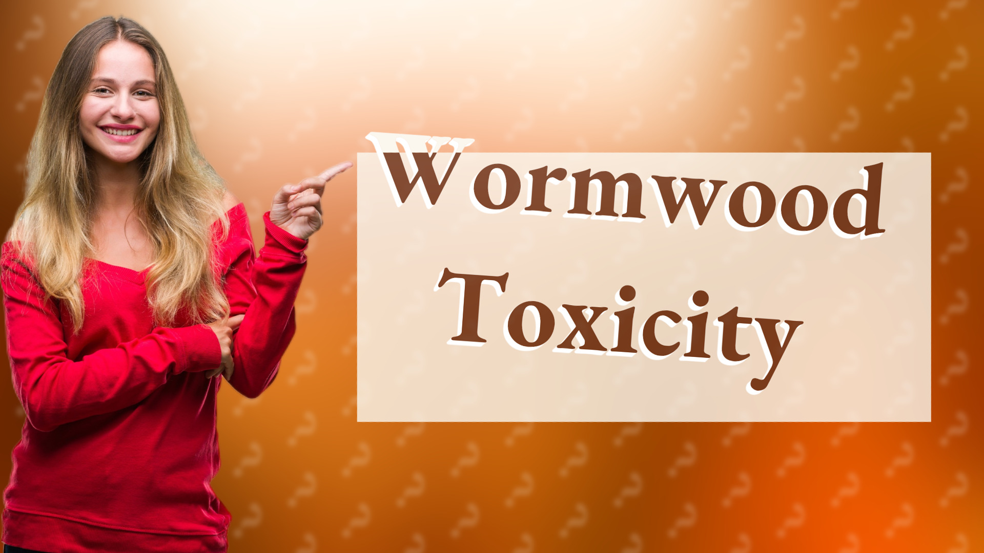 Wormwood Toxicity