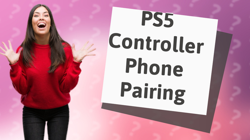 PS5 Controller Phone Pairing