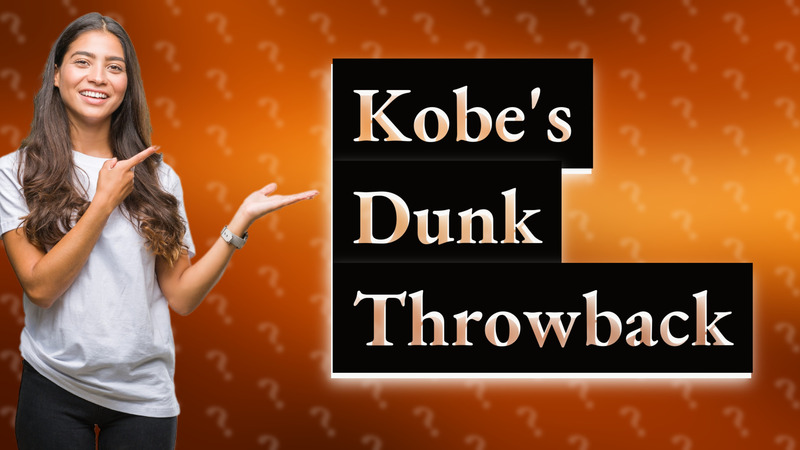 Kobe's Dunk Throwback