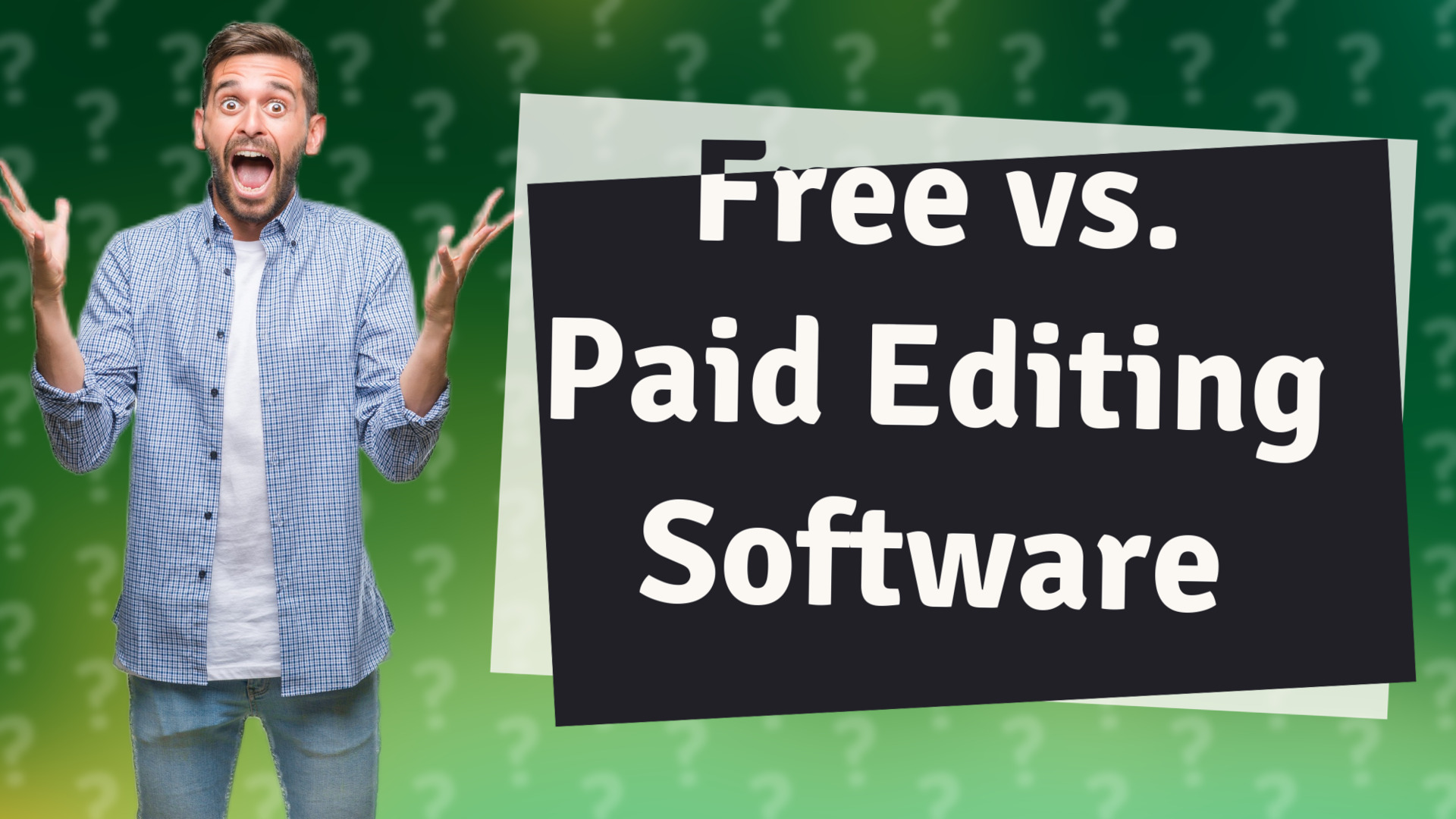 Free vs. Paid Editing Software