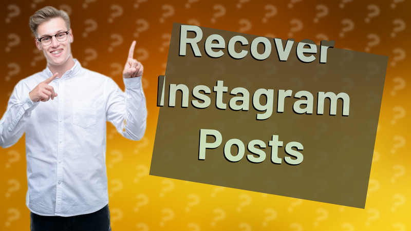 Recover Instagram Posts