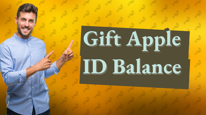 Gift Apple ID Balance