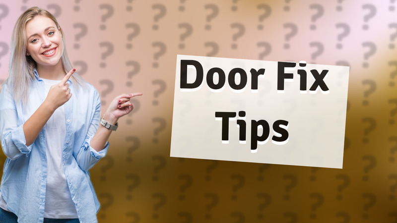 Door Fix Tips