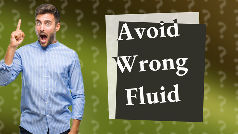 Avoid Wrong Fluid