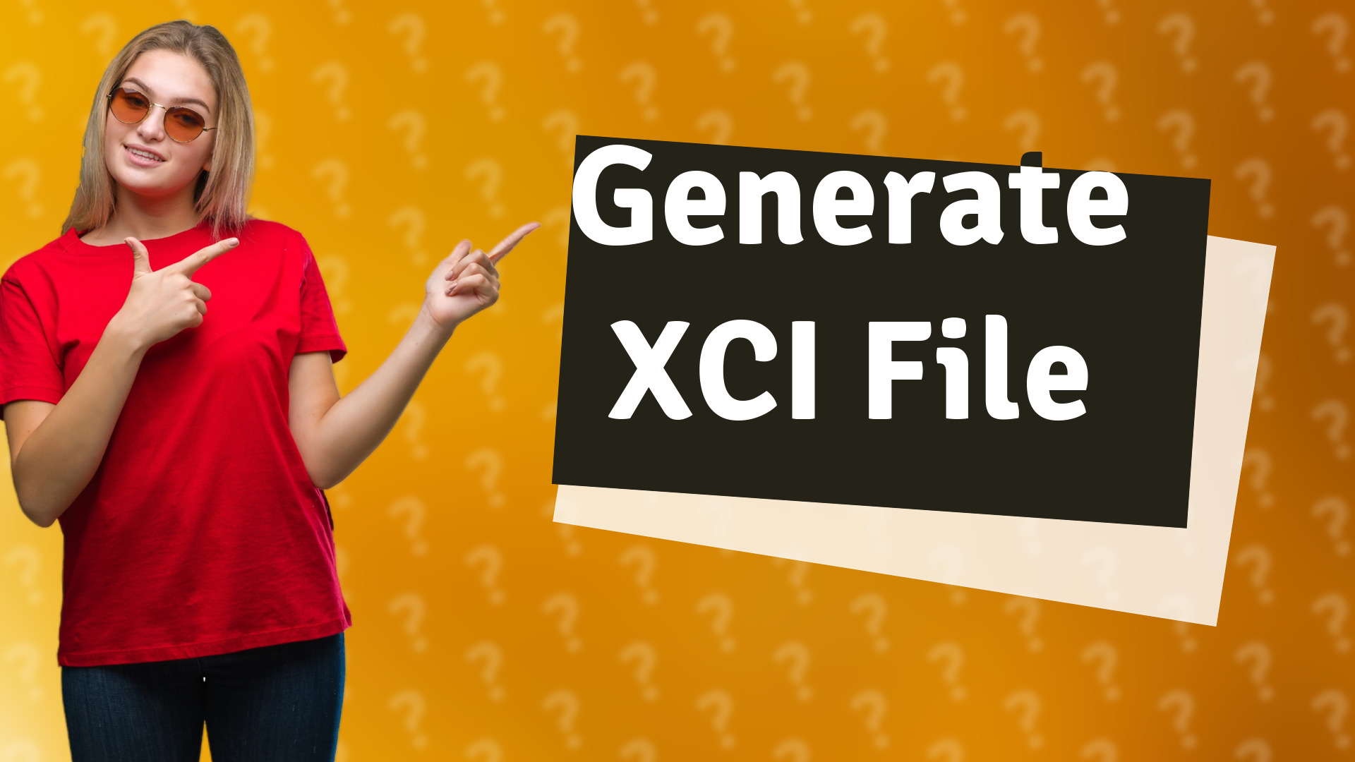 Generate XCI File