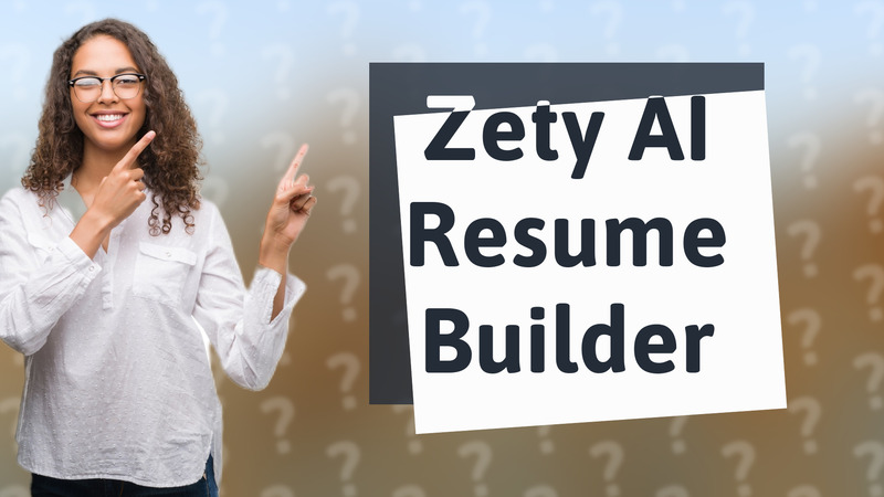 Zety AI Resume Builder