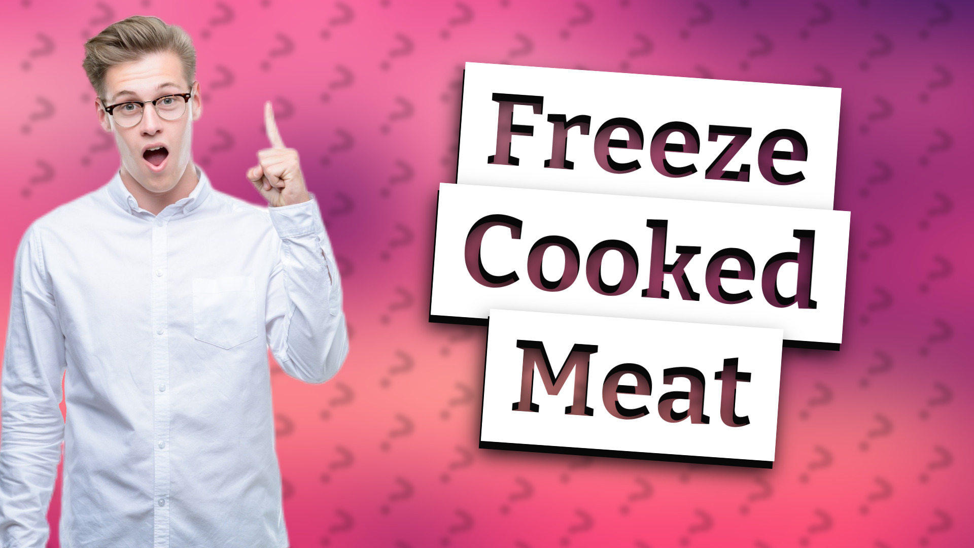 Freeze Cooked Meat