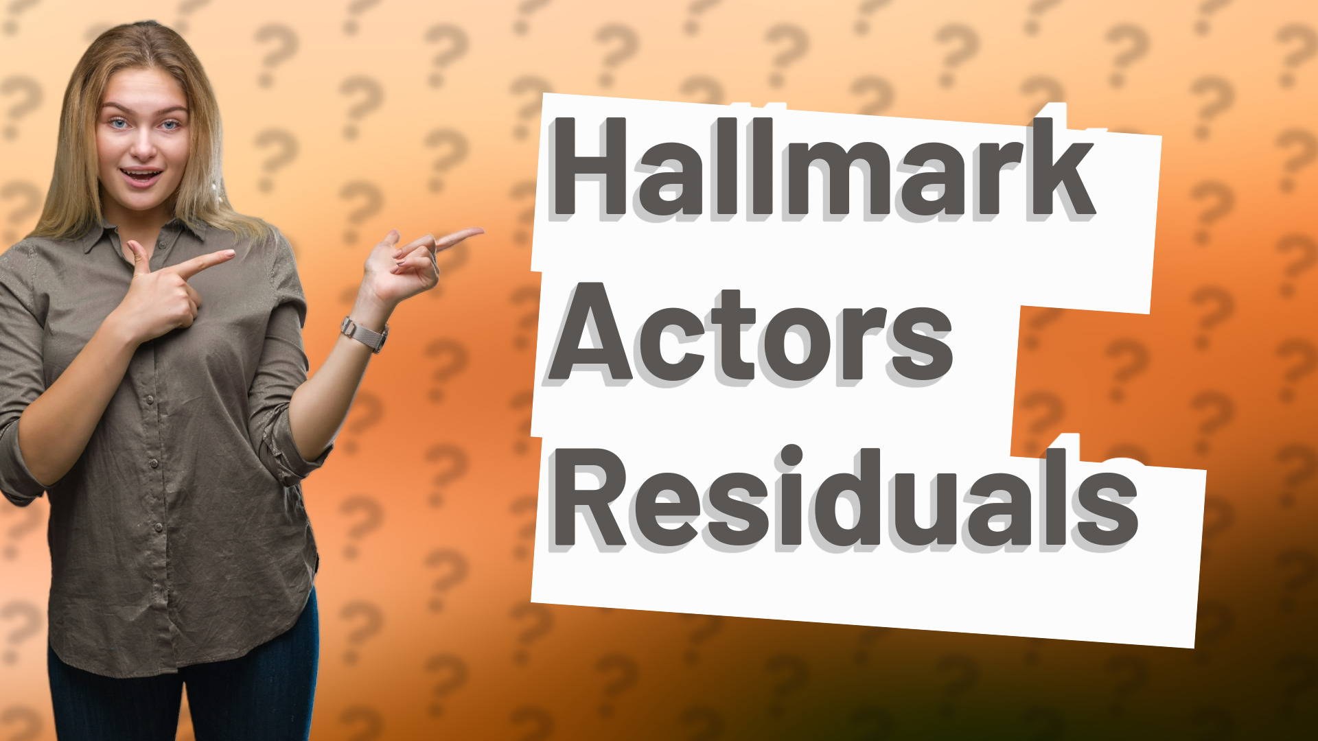 Hallmark Actors Residuals
