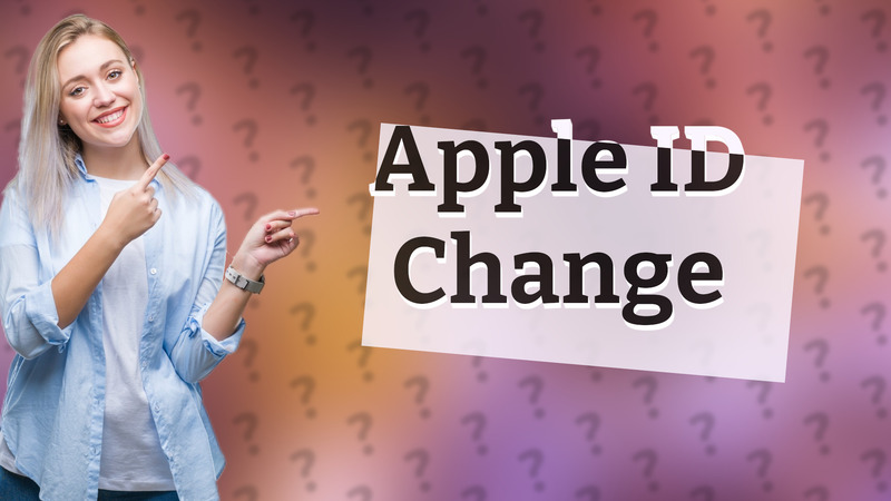 Apple ID Change
