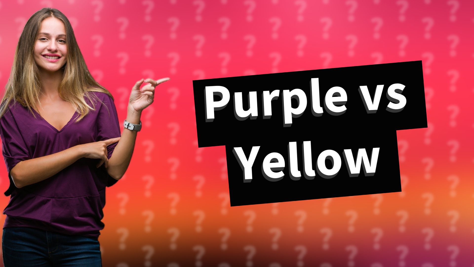 Purple vs Yellow