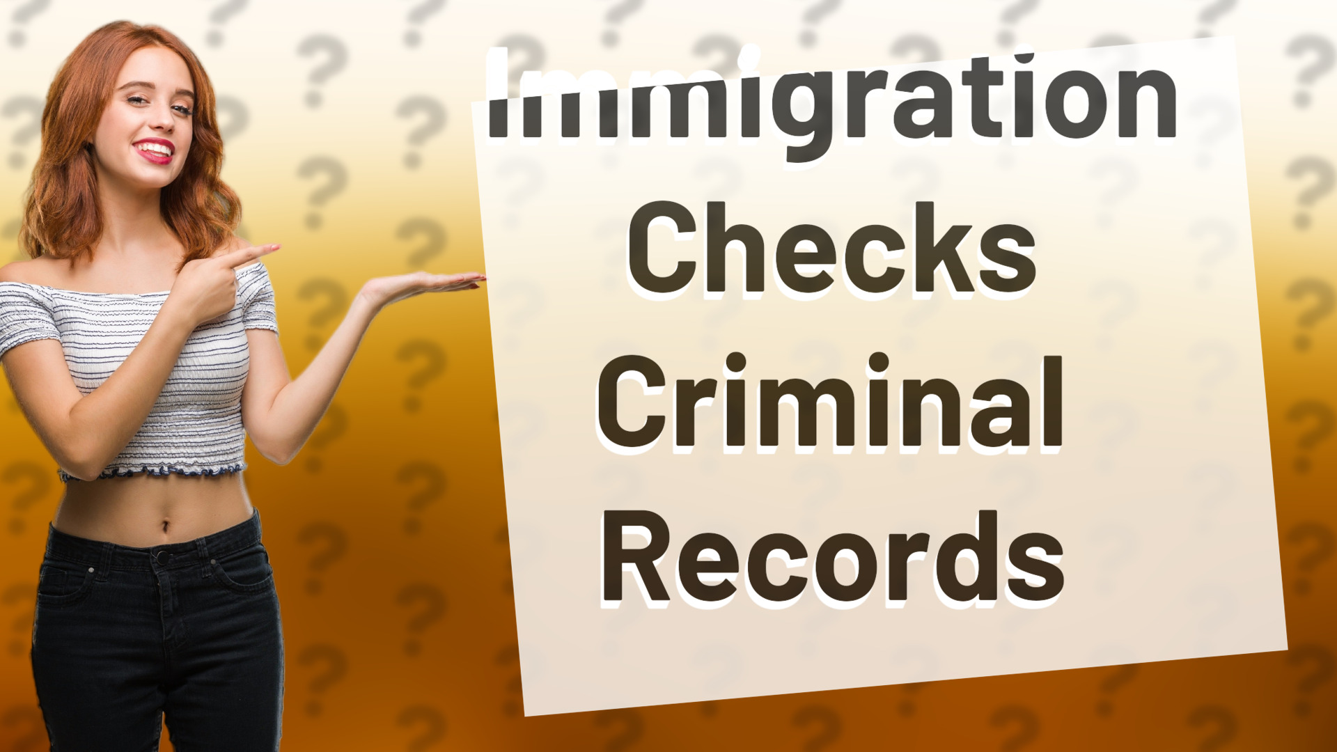 Immigration Checks Criminal Records