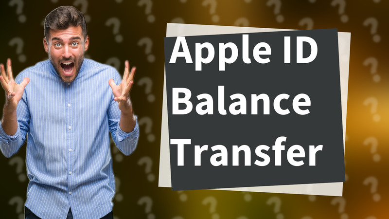 Apple ID Balance Transfer