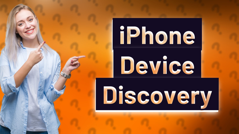 iPhone Device Discovery