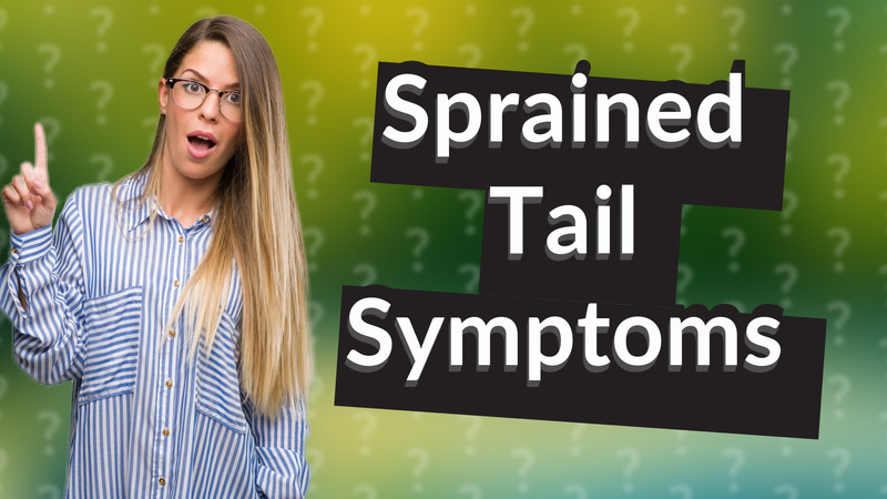 Sprained Tail Symptoms
