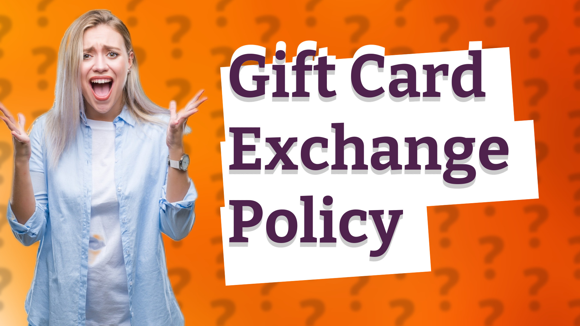 Gift Card Exchange Policy
