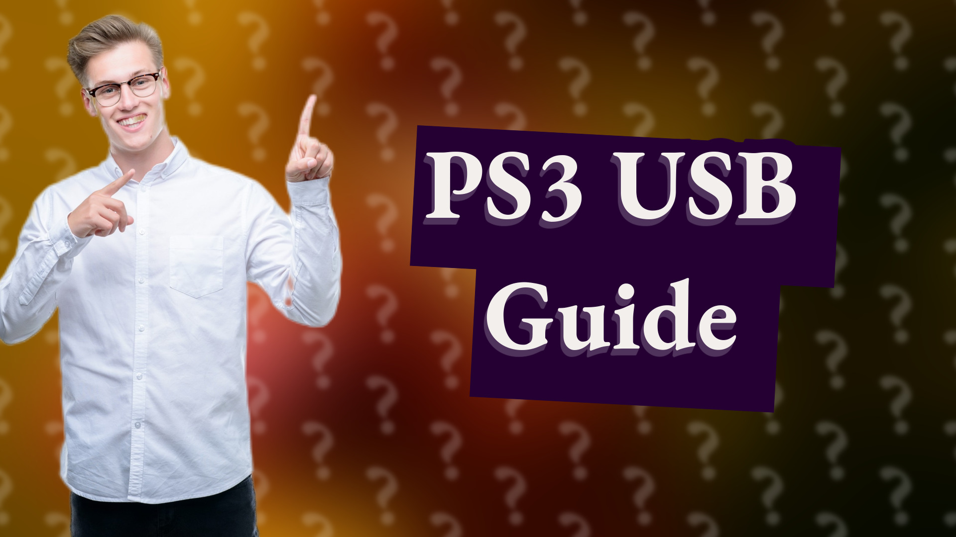 PS3 USB Guide