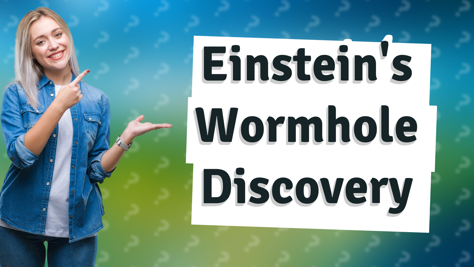 Einstein's Wormhole Discovery