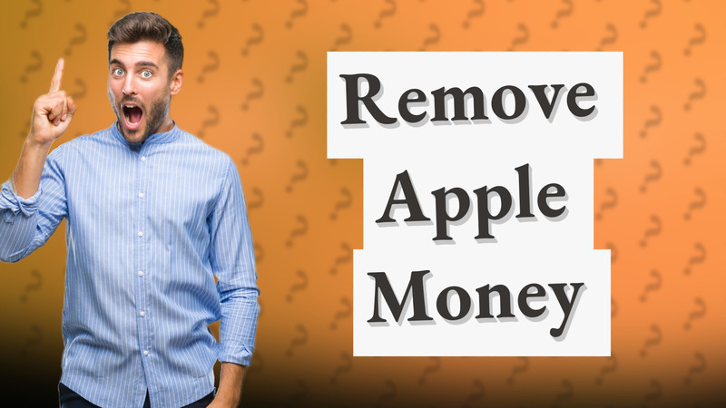 Remove Apple Money