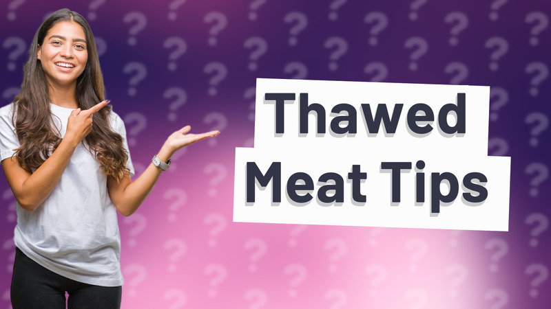 Thawed Meat Tips