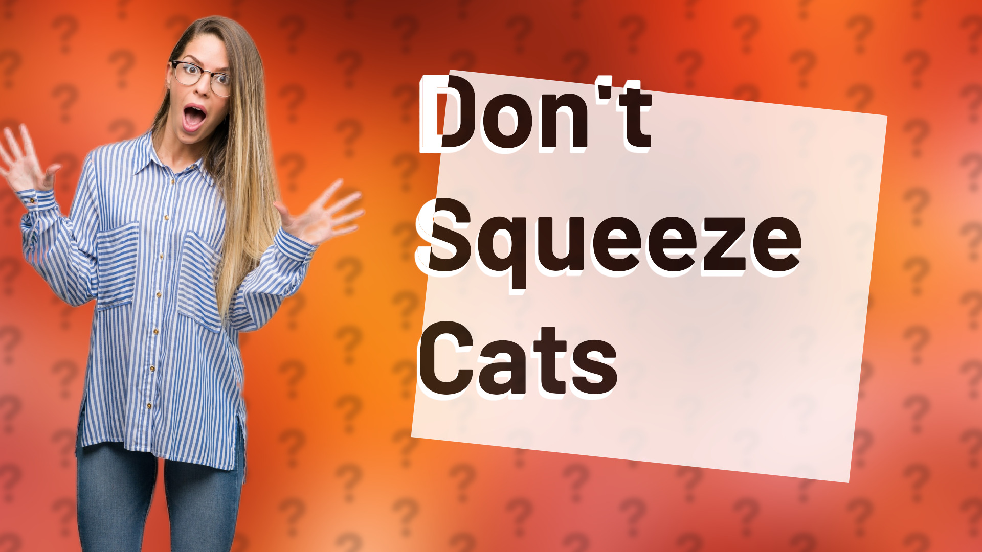Don't Squeeze Cats