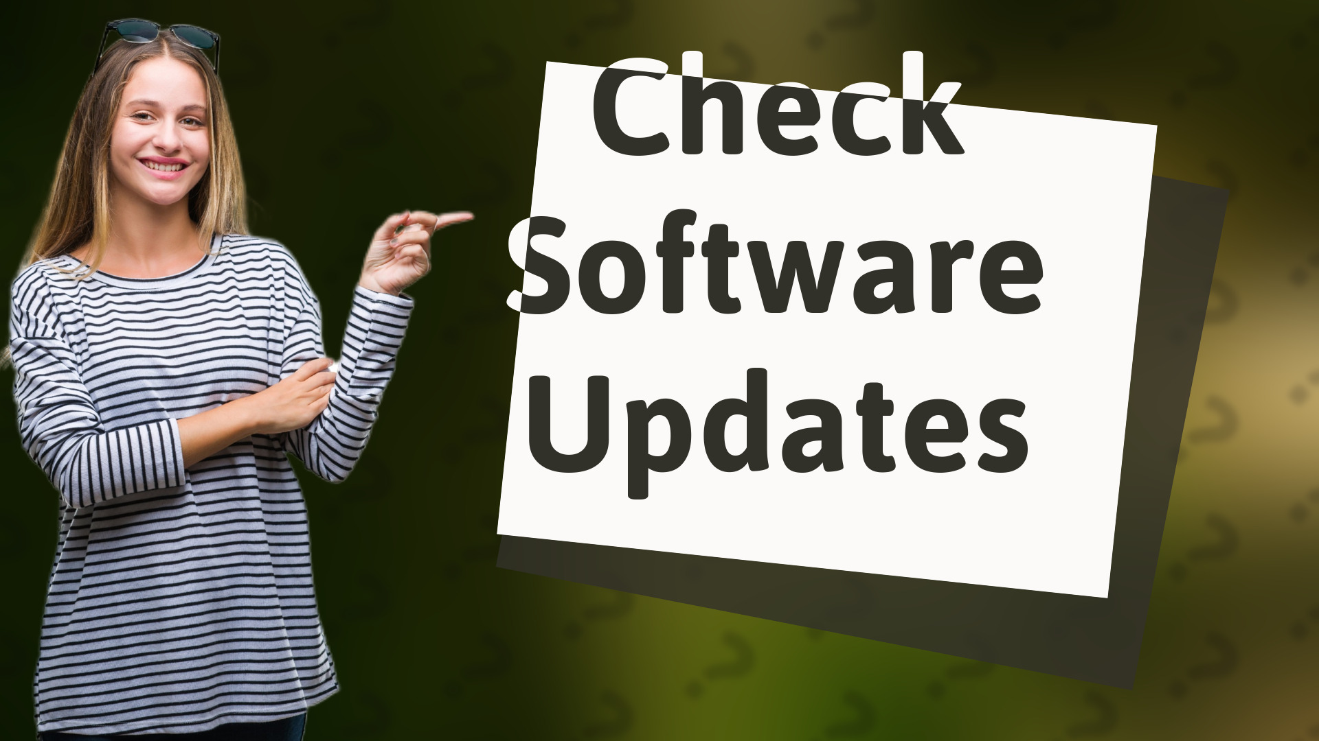 Check Software Updates