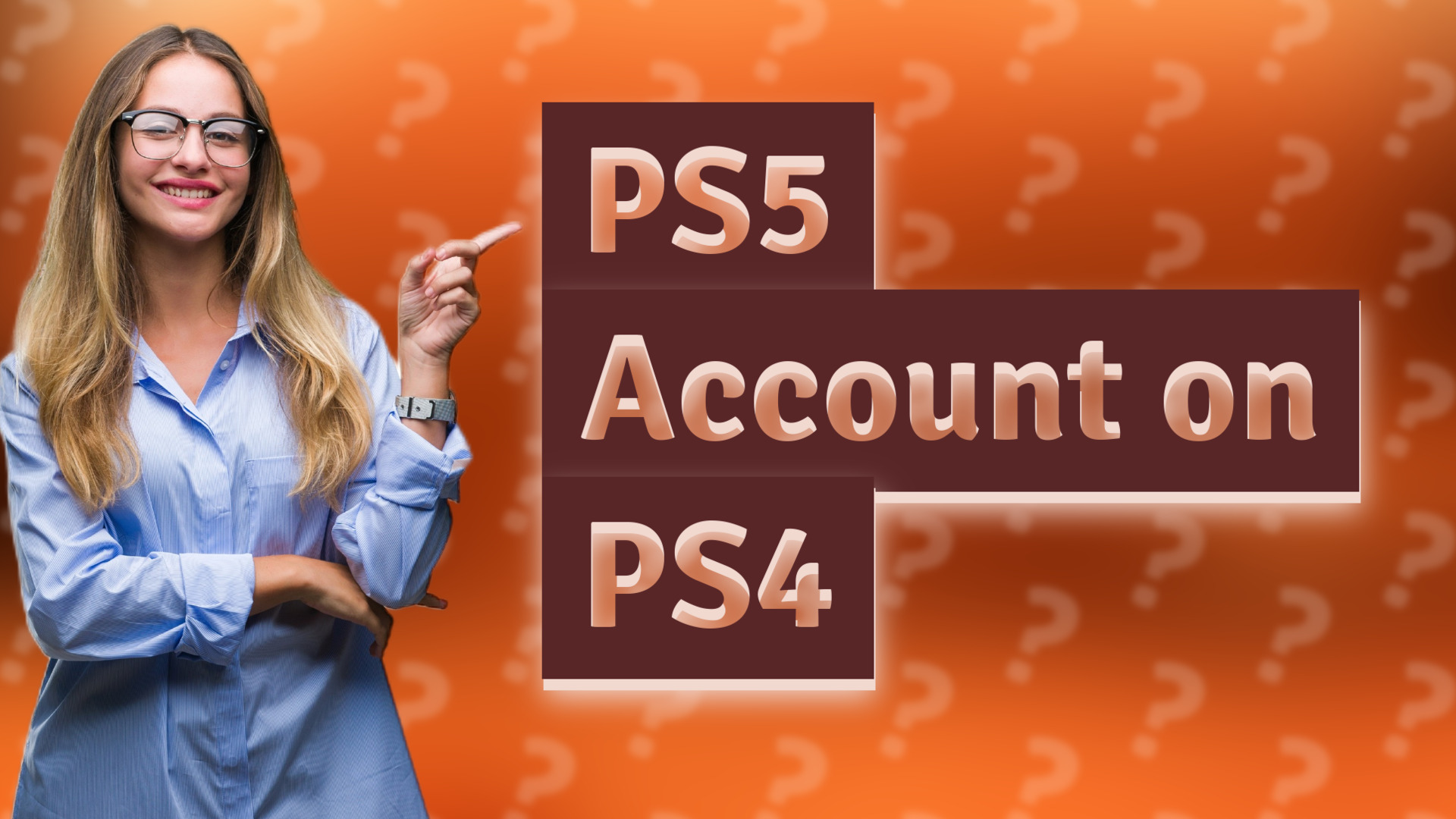 PS5 Account on PS4