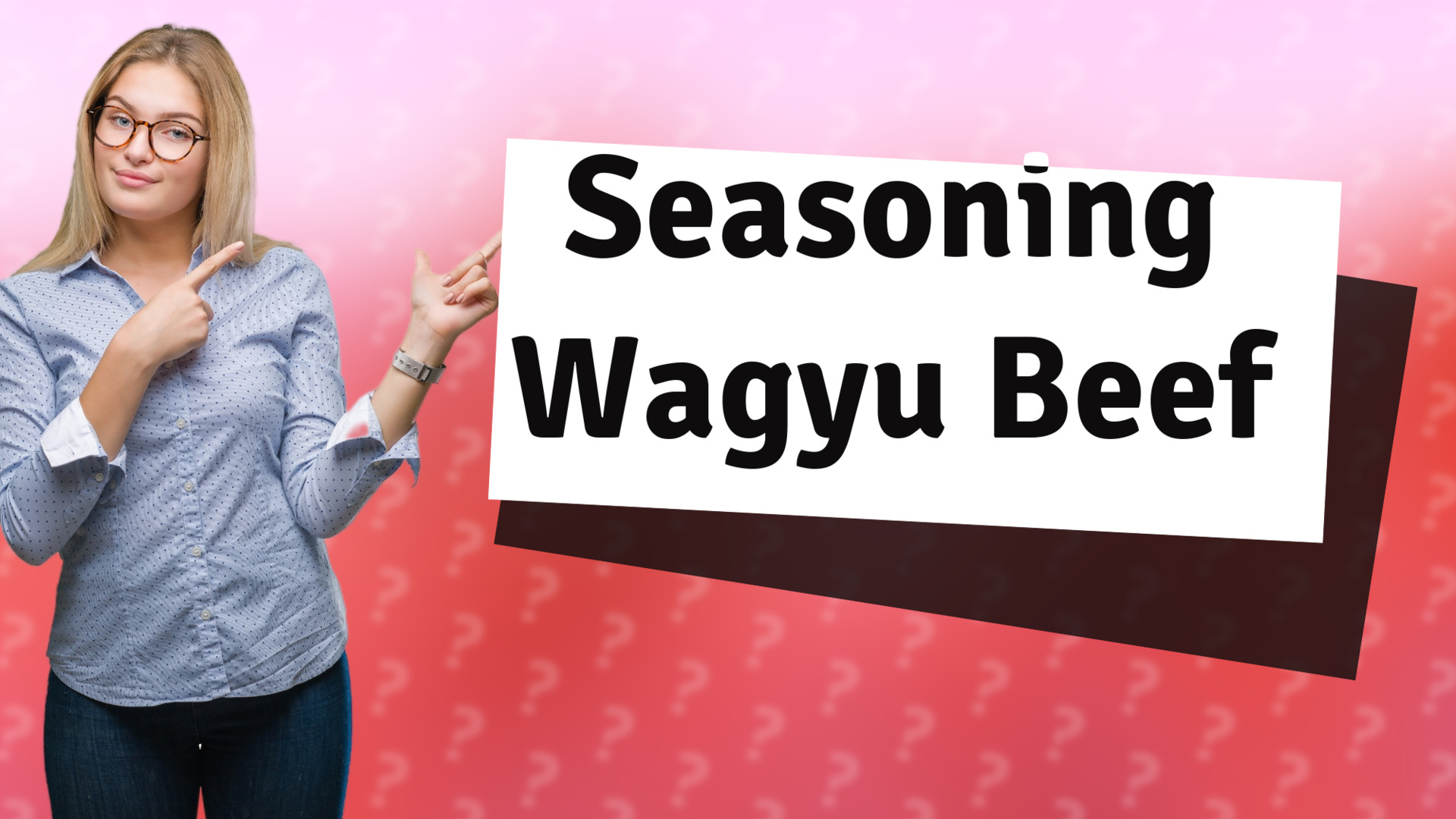 Seasoning Wagyu Beef