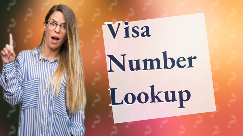 Visa Number Lookup