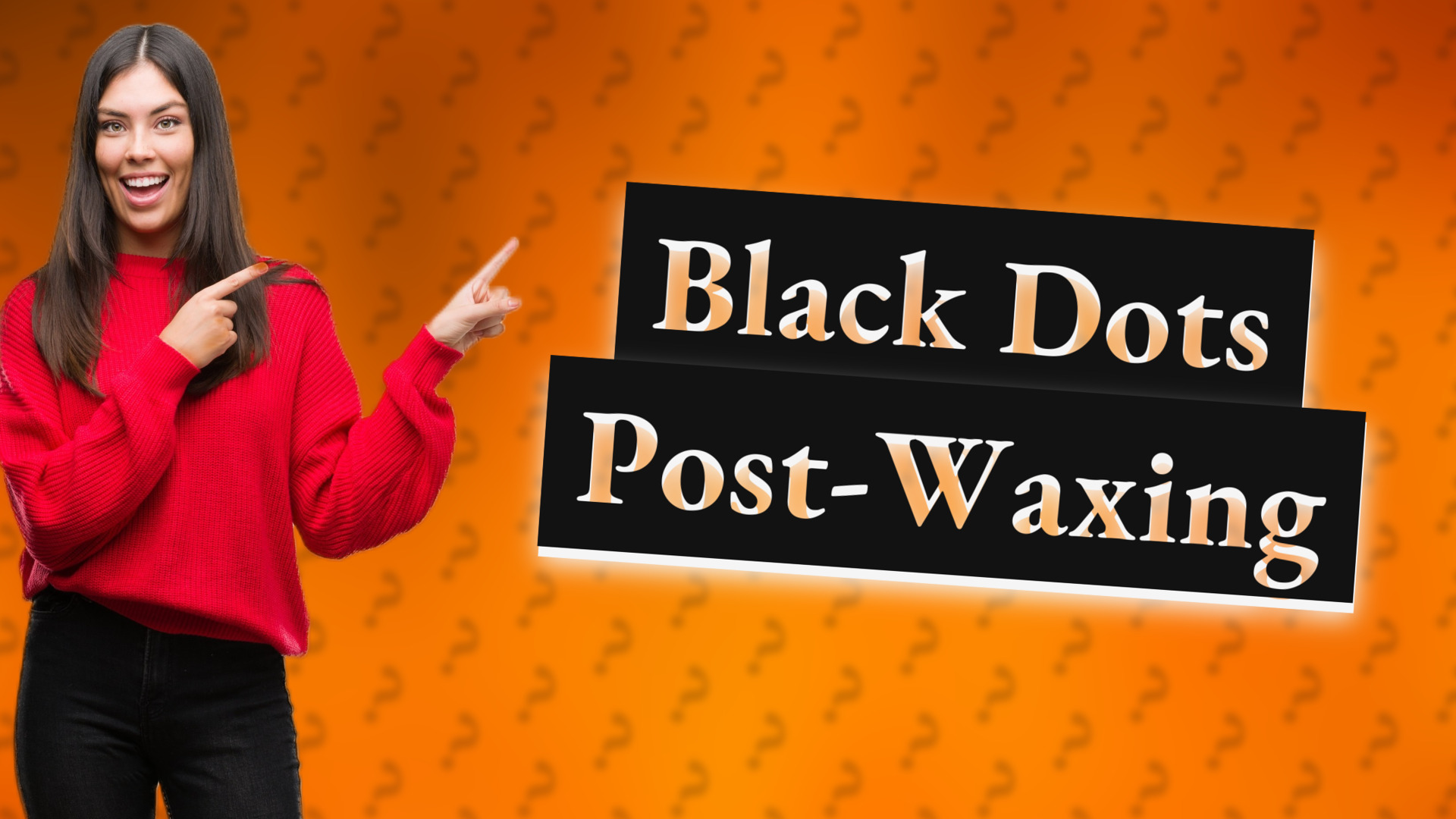 Black Dots Post-Waxing