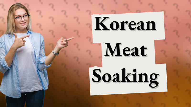 Korean Meat Soaking