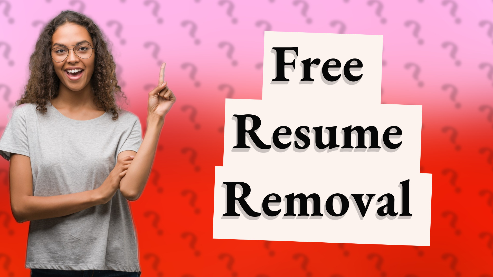 Free Resume Removal