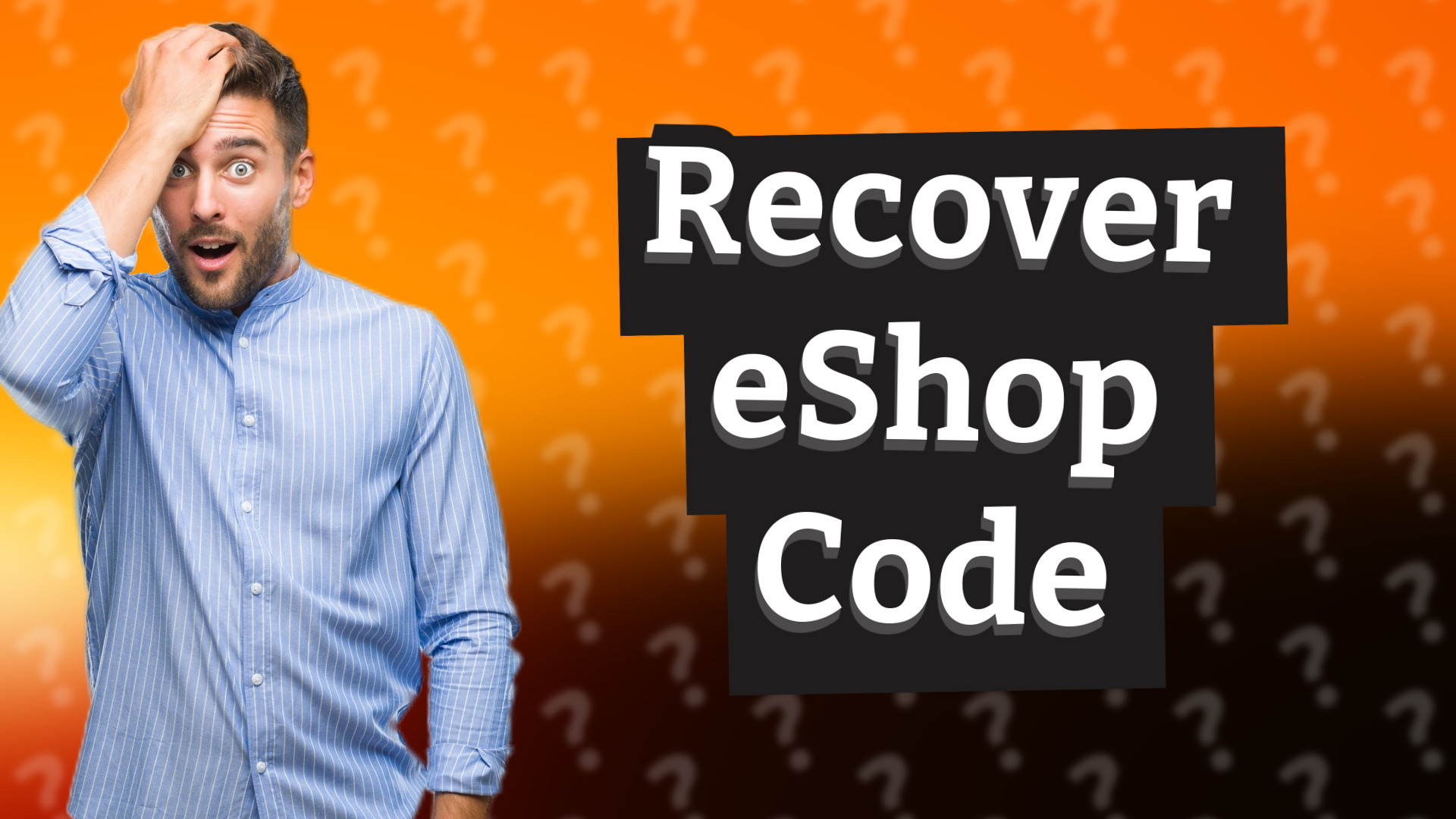 Recover eShop Code