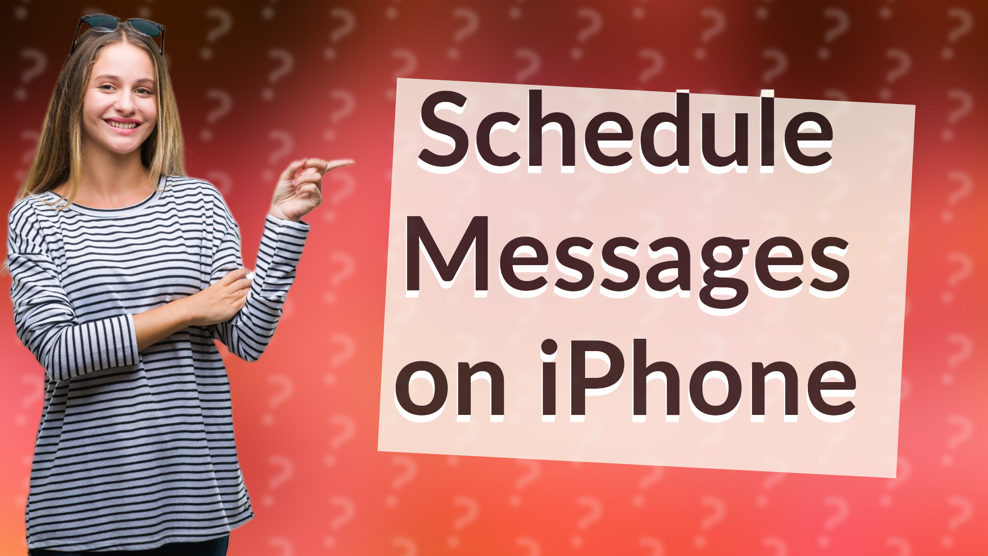 Schedule Messages on iPhone