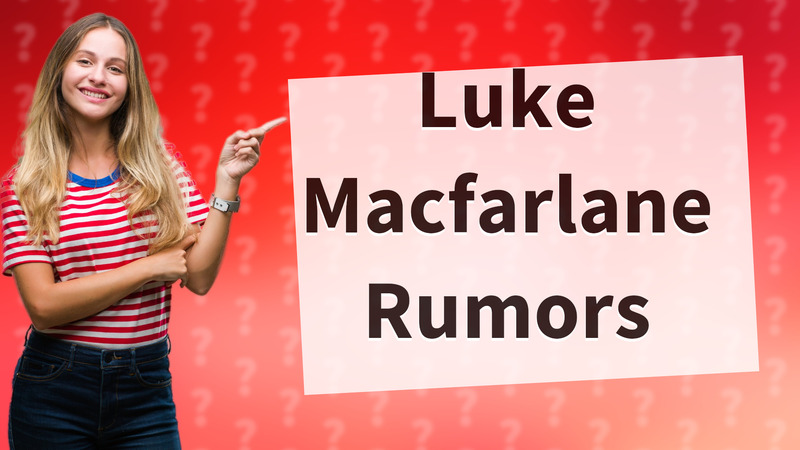 Luke Macfarlane Rumors